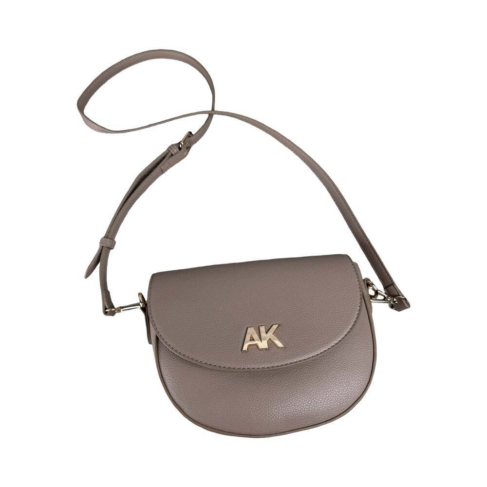 Anne Klein Taupe Pebble Grain Crossbody Bag